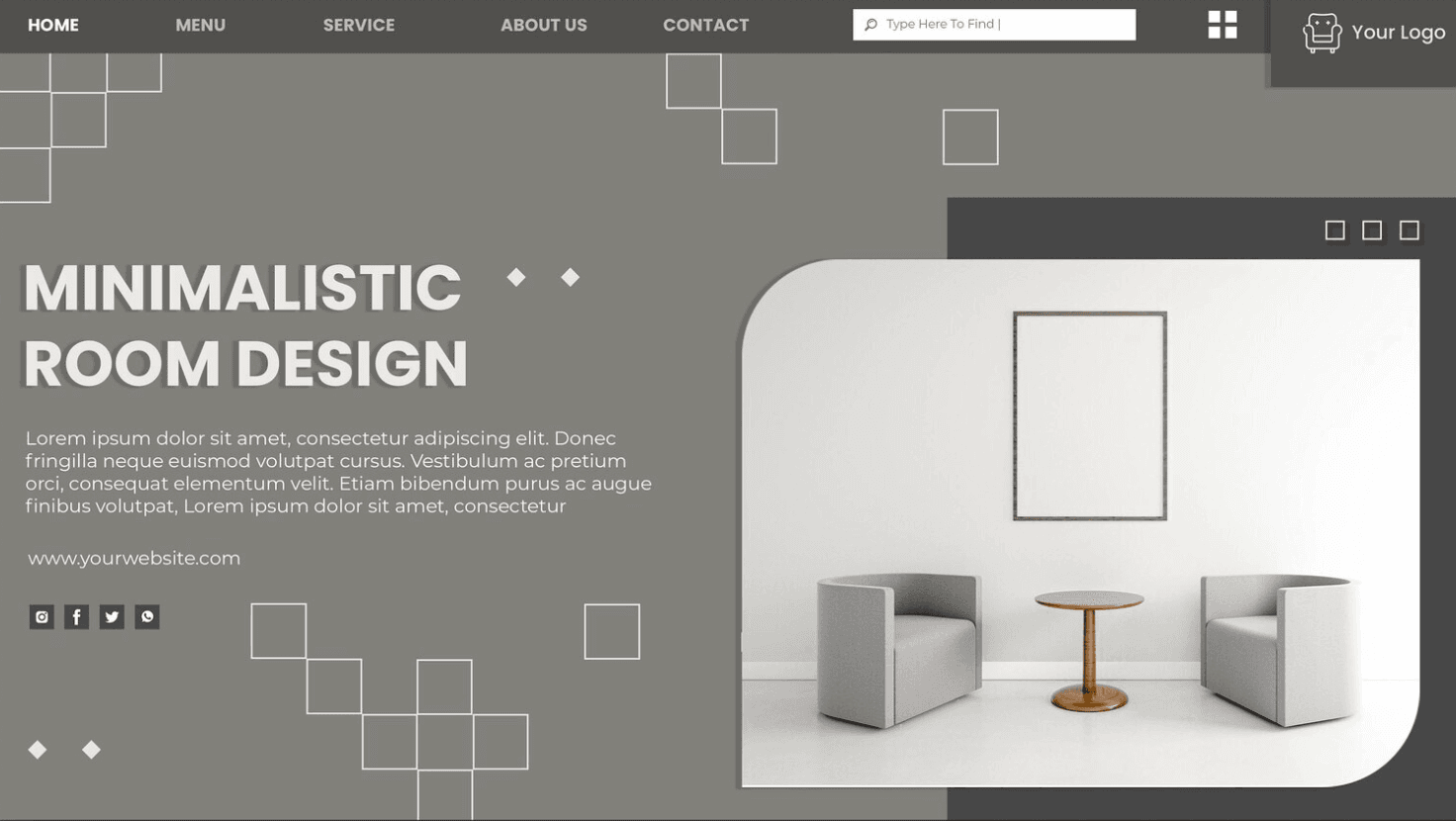 Template Minimalist Web Design