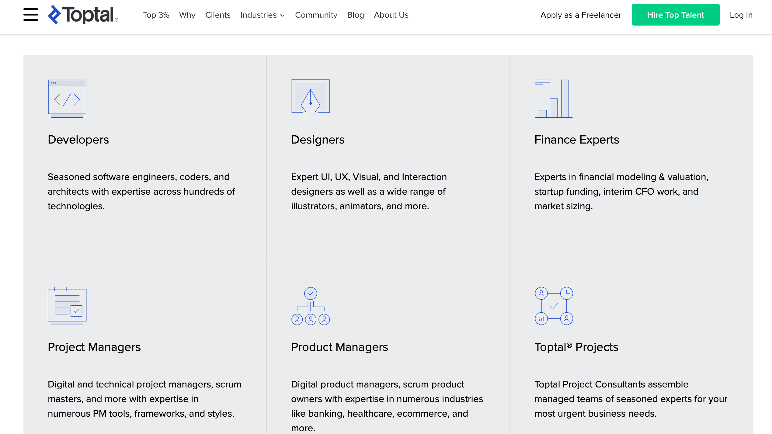 Toptal Plateforme Freelance Web