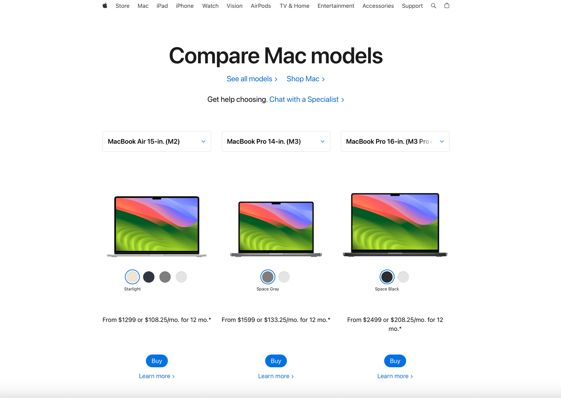 Design Website Apple